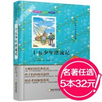 无障碍阅读十五少年漂流记彩图美绘版青少年中小学生语文儿童经典文学读物原著世界名著励志成长儿童书籍