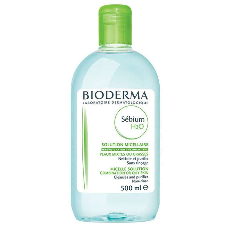 BIODERMA/贝德玛 净妍洁肤液 卸妆水保湿控油清洁500ml