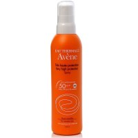 法国雅漾清爽SPF50防晒喷雾200ml 无香料 防水防汗温和
