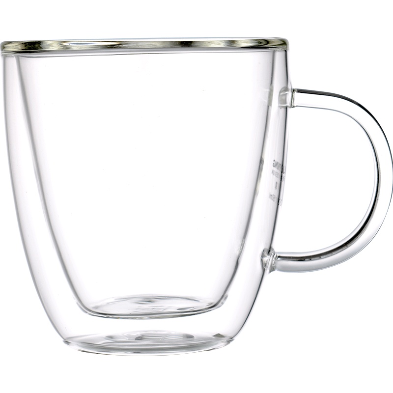 KAMJOVE/金灶 明尊 CP'10 CP'11 双层玻璃杯 水杯 杯子玻璃杯 牛奶杯 玻璃杯 家用带把玻璃杯子 茶具