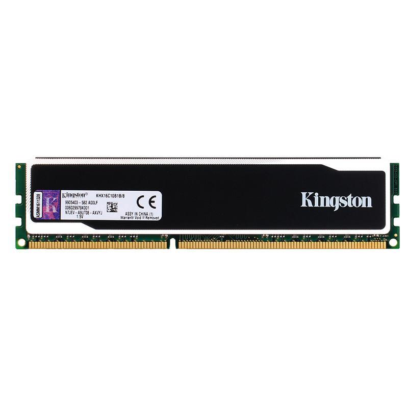 金士顿(Kingston) 骇客神条 BLE系列 DDR3 1600 8G 台式机内存条