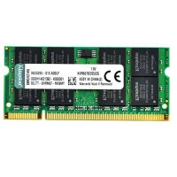 金士顿(kingston)2GB DDR2 667Mhz 2G笔记本内存条PC2-5300兼容533 800