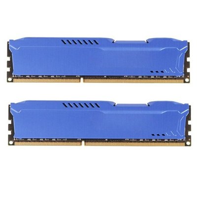 金士顿(Kingston)骇客神条 Fury系列 DDR3 1600 8GB(4GBx2)台式机内存条 蓝色