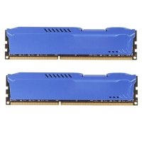 金士顿(Kingston) 骇客神条 Fury系列 DDR3 1600 16GB(8GBx2)台式机内存条 蓝色