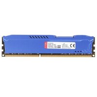 金士顿(Kingston) 骇客神条 Fury系列 DDR3 1600 8GB台式机内存(HX316C10F/8)蓝色