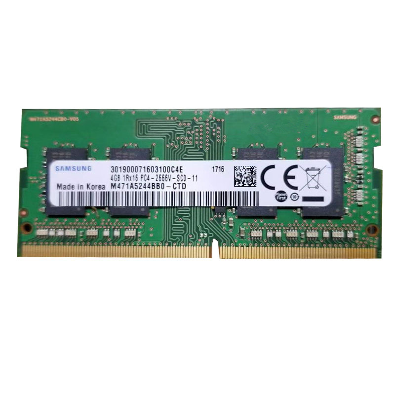 三星(SAMSUNG)原厂4G DDR4 2666 2667 笔记本内存条 PC4-2666兼容2400