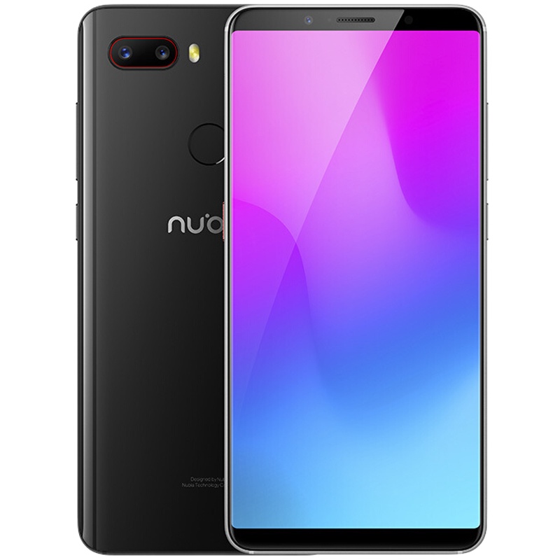 努比亚(nubia) Z18mini 全面屏手机 全网通 6GB+128GB 耀钻黑 移动联通电信4G手机 双卡双待