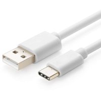 逸美达 Type-c数据线小米5S乐Pro3R9sP9手机转接头魅族MX6充电线 白色