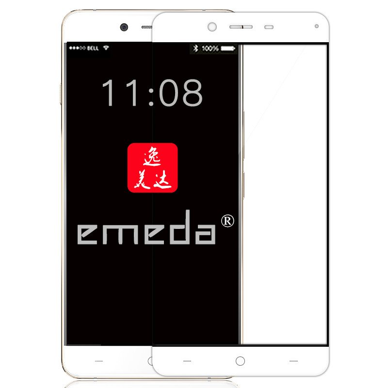 逸美达 一加X钢化玻璃膜 OnePlus X手机贴膜 ONE E1001全屏覆盖防爆高清保护膜