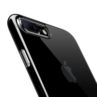 逸美达 iPhone8手机壳苹果7Plus透明薄套磨砂七女男潮防摔硬壳简约i7