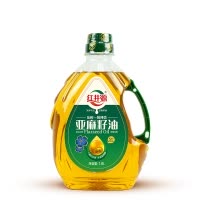 红井源压榨一级亚麻籽油1.8L/胡麻油/食用油/麻油