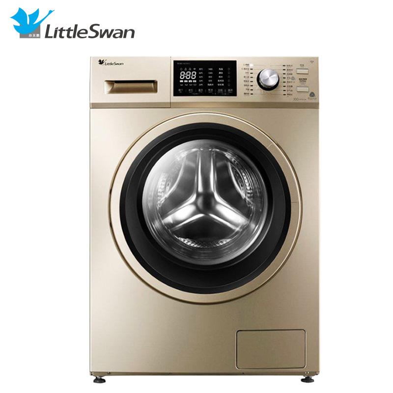小天鹅（Little Swan）TD100-1422WDG 10公斤全自动滚筒洗衣机 洗干一体 变频节能 家用 金色