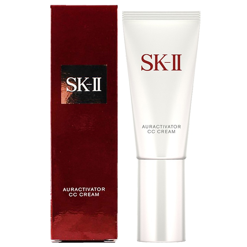 SK-II sk2光感焕白CC霜SPF50/PA+++30g 肤色系 保湿补水 遮瑕隔离 任何肤质