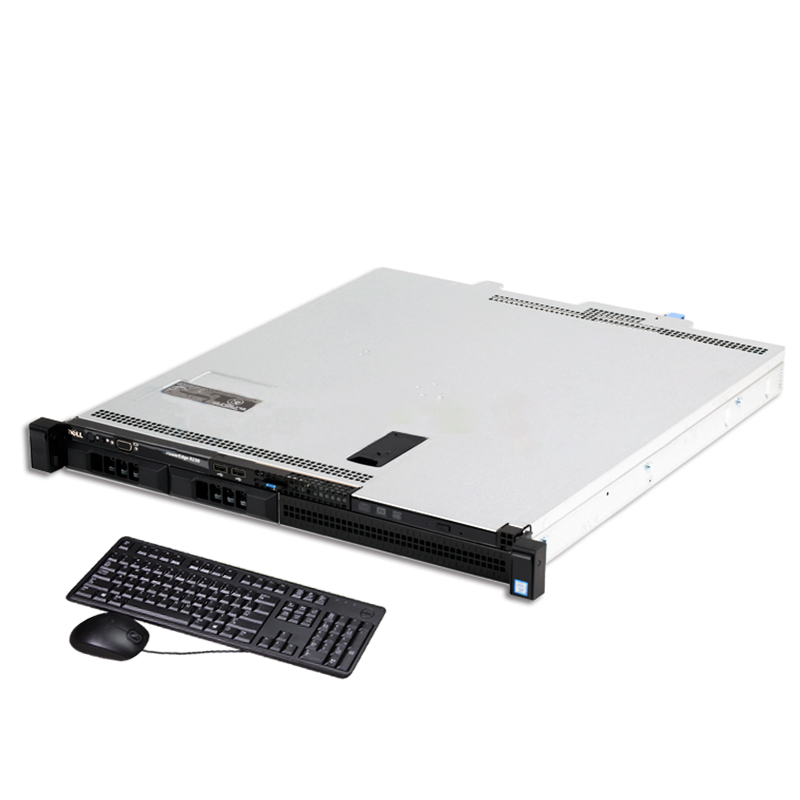戴尔DELL R230 机架式服务器主机1u服务器 R230 E3-1220V6 2盘位 8G+2块1T企业SATA硬盘