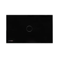 Livolo开关118触摸开关智能家居产品/长方形C8黑色遥控单控一开