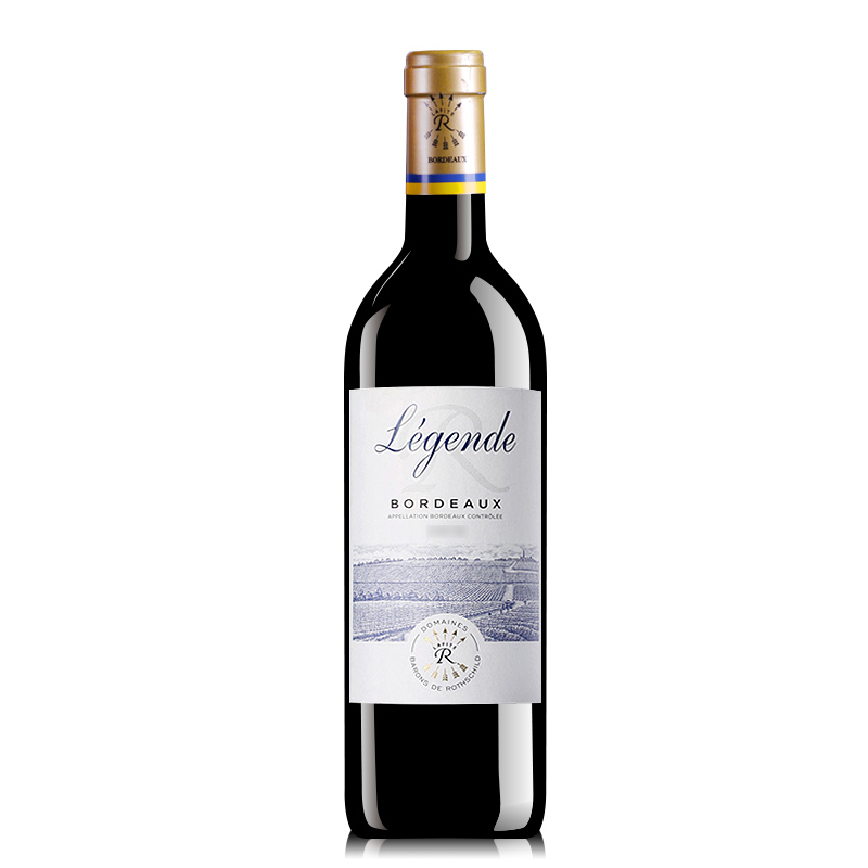 拉菲波尔多红酒 法国进口葡萄酒 传奇干红葡萄酒单瓶750ML
