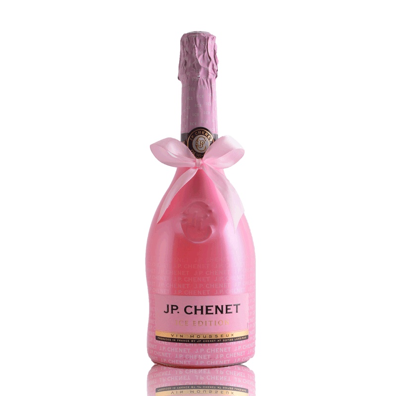法国原瓶进口香奈红酒JP.CHENET香奈冰爽半干型桃红起泡葡萄酒750ML起泡酒