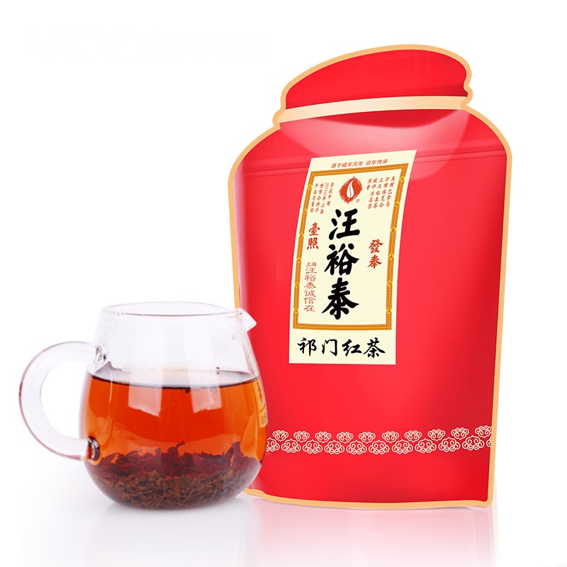 汪裕泰茶叶 红茶 茗茶 祁门红茶 小叶种工夫红茶 小包装5g*20