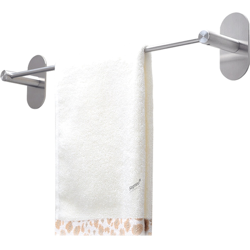 segmoo304不锈钢毛巾杆毛巾单杆浴巾架卫生间置物架卫浴五金挂件