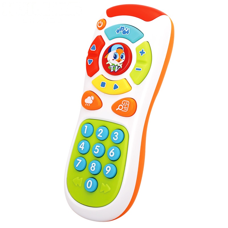 汇乐757探索遥控器玩具音乐小孩1岁宝宝益智早教玩具儿童手机电话