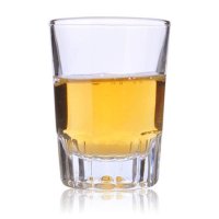 80ml多边玻璃白酒杯烈酒杯小酒杯烧酒杯吞杯一口杯创意玻璃厚底杯