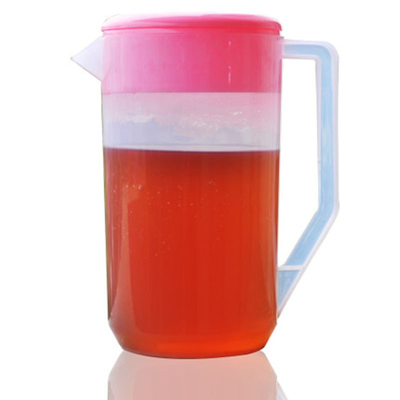 莱珍斯2.4L带刻度塑料冷水壶茶壶果汁壶欢乐饮料壶大容量实用家居扎壶