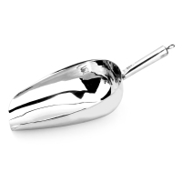 包邮特大号圆形不锈钢冰铲冰粒铲食物铲制冰机冰铲加厚把手厨房