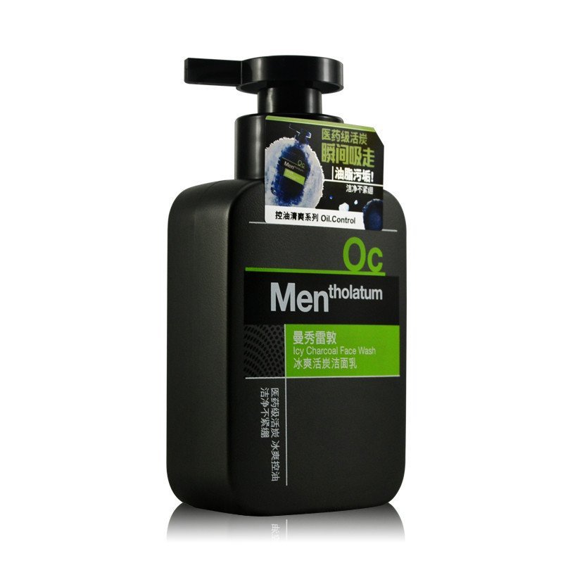 Mentholatum/曼秀雷敦 男士冰爽活炭洁面乳150ML