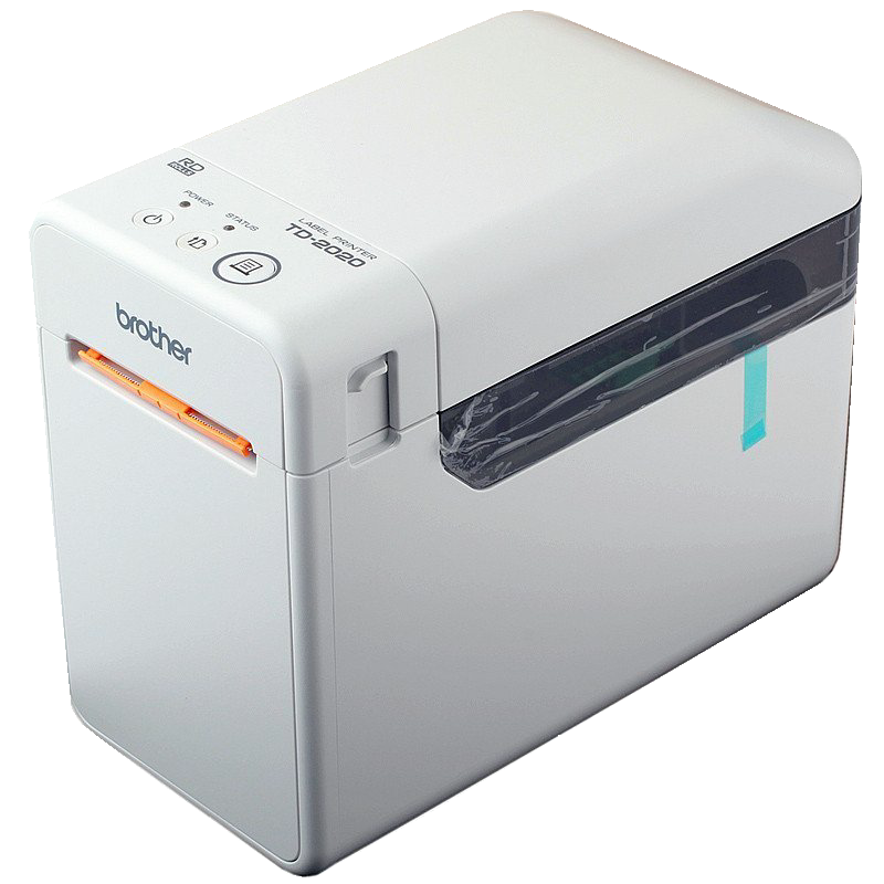 兄弟 td-2130n 热敏网络电脑标签打印机 医用腕带打印机现场作业标签