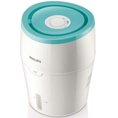 飞利浦(Philips) 加湿器 上加水 家用卧室办公室无雾迷你空气加湿浅绿色HU4801/00机械式-200ml/h