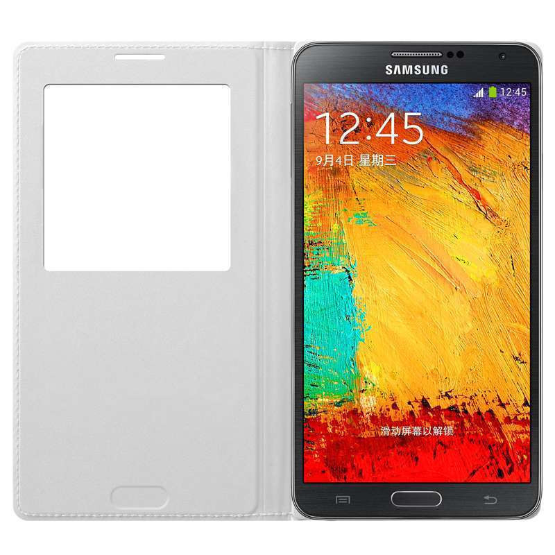 三星Note3 智能保护套(白）