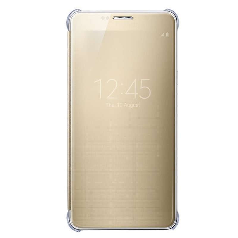 三星Note5原装镜面保护套 Note5翻盖手机套 Note5智能镜面 N9200原装手机壳 保护壳