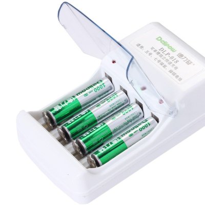 德力普(Delipow)7号充电电池套装4节 正品电池充电器套装可充5号7号
