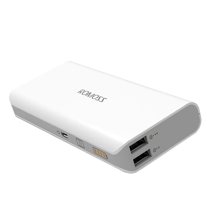 ROMOSS罗马仕充电宝 10000mAh 超智能移动电源手机通用 轻薄便携一年质保以换代修 支持定制