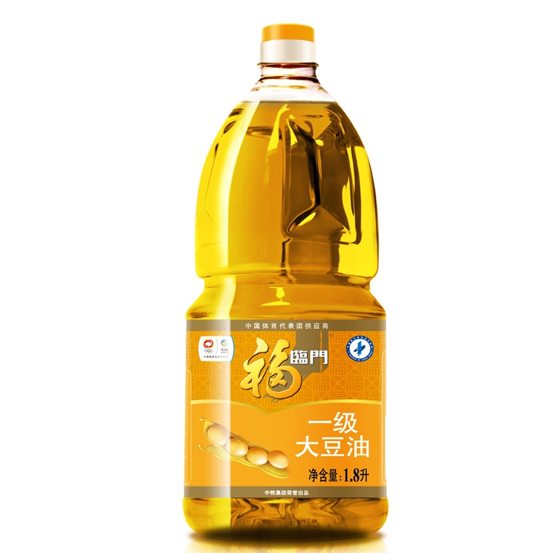 福临门 一级大豆油 1.8L/瓶中粮出品小包装食用油