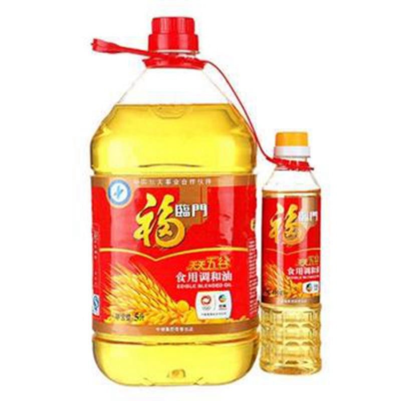 福临门 食用油 粮油 天天五谷调和油 5L+400ml /瓶 家庭加量装 中粮出品