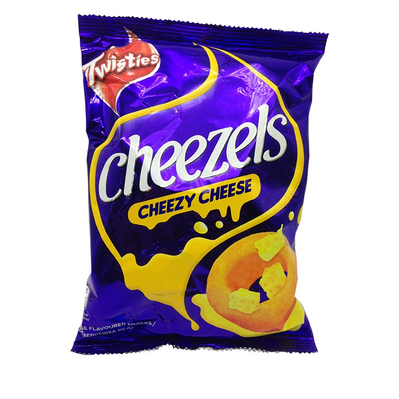 5袋装▏CHEEZELS 奇治 芝士圈 原味 60g 马来西亚进口 袋装 米卷