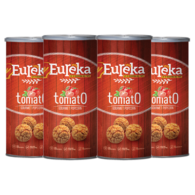 4罐装▏EUREKA 友礼佳 爆米花 番茄味 70g 马来西亚进口 罐装