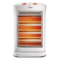 美的(Midea)NS12-15B小太阳取暖器电暖气家用电暖扇摇头电热扇远红外加热静音电暖器