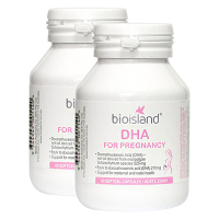 [2瓶装]澳洲Bio Island 佰澳朗德海藻油 DHA 备孕 孕妇哺乳期专用60粒