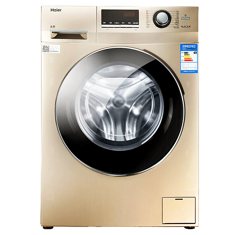 海尔(Haier) G80629HB14G 8公斤 智能变频 烘干家用 洗烘一体 全自动 洗衣机