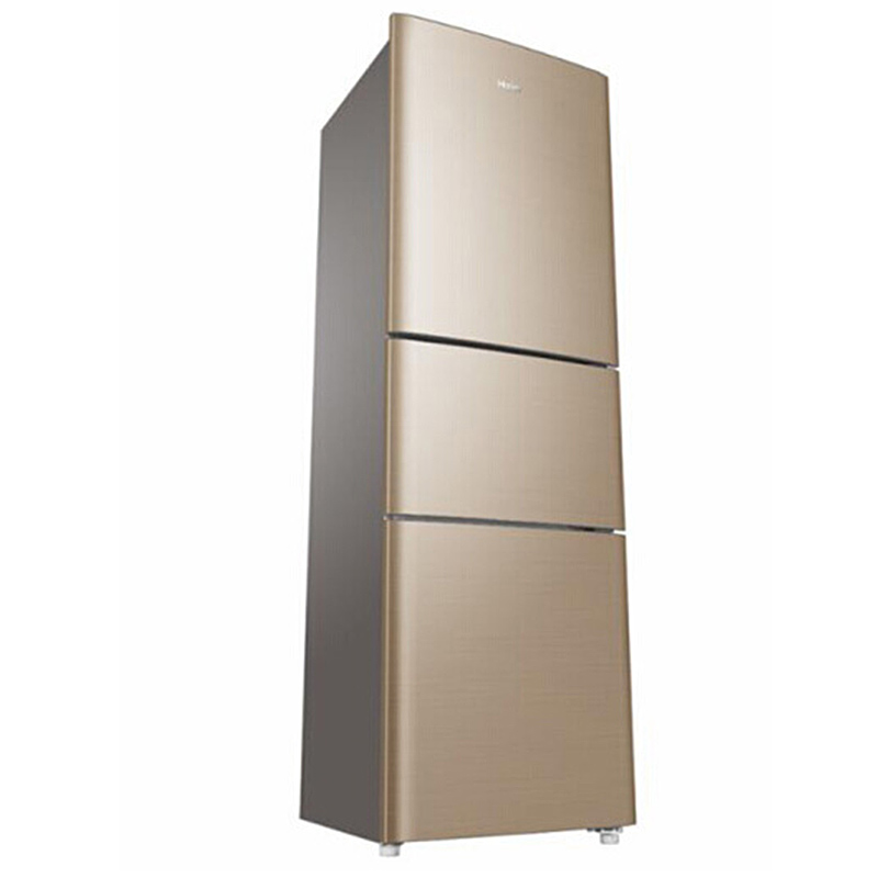 海尔(Haier)三开门冰箱206升冷藏软冷冻静音BCD-206STPP小型家用超薄电冰箱