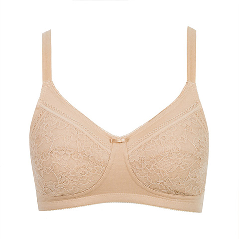 古今全罩杯蕾丝罩面薄款聚拢胸罩舒适无钢圈文胸 0H381