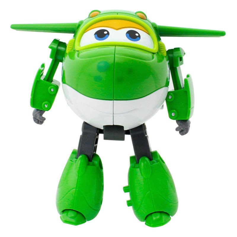 奥迪双钻 超级飞侠公仔玩偶 儿童玩具 变形机器人小飞机 变形机器人-小青710280
