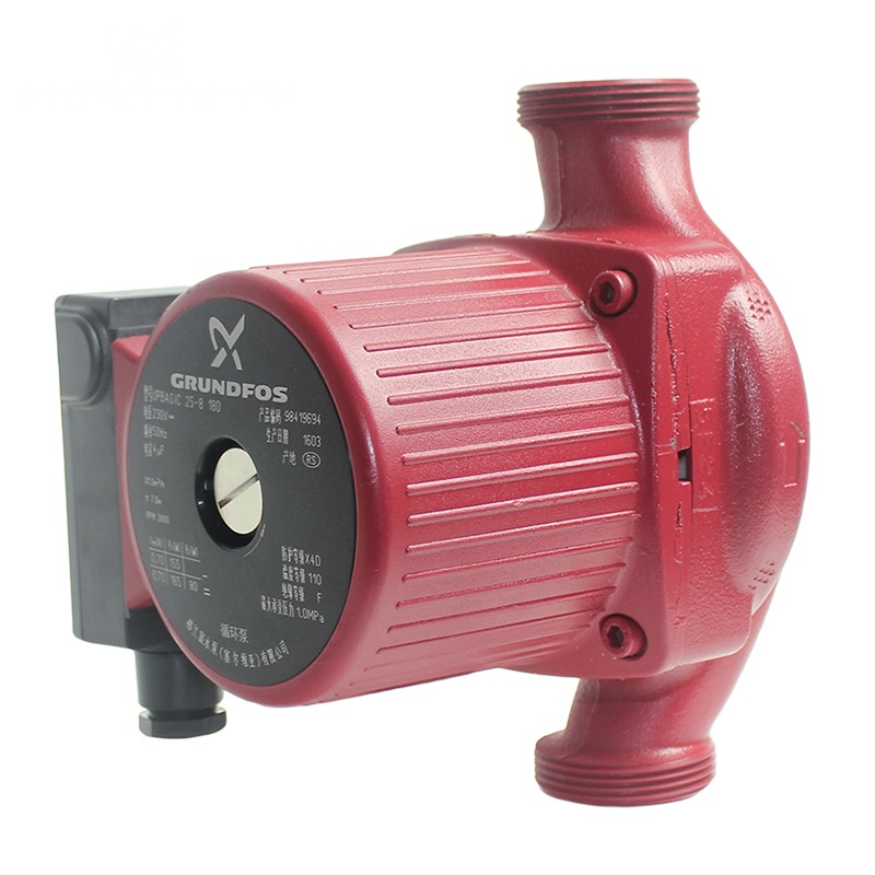 丹麦格兰富水泵UPBASIC25-8 180 UPBASIC32-8 180家用地暖循环泵增压泵 暖气 锅炉 静音热水循