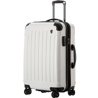 银座旅行箱拉杆箱 万向轮24行李箱20寸登机箱ABS&PC拉链箱
