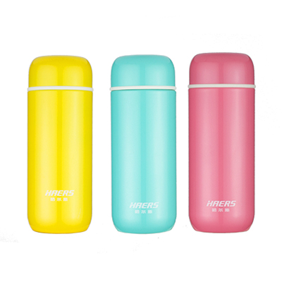 哈尔斯 200ML 萌妹子 随手便携 哈尼 不锈钢保温杯哈尼杯女士儿童保温杯情侣