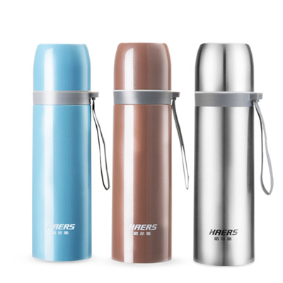 哈尔斯（HAERS）保温杯500ml不锈钢 女士创意水杯男士便携茶杯儿童可爱杯子