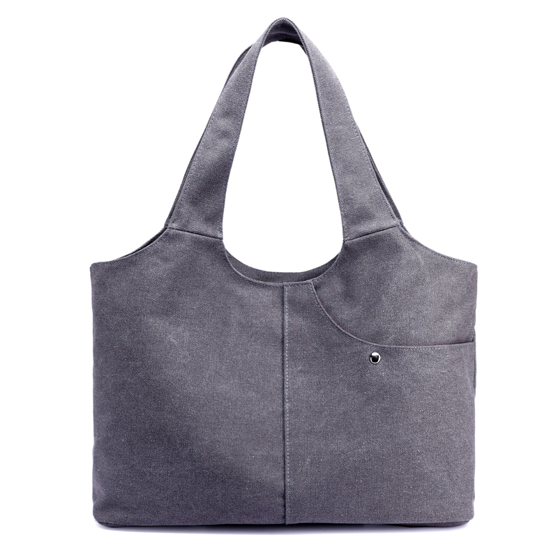 KVKY 新款女包韩版潮帆布包时尚百搭单肩文艺小清新休闲手提大容量包