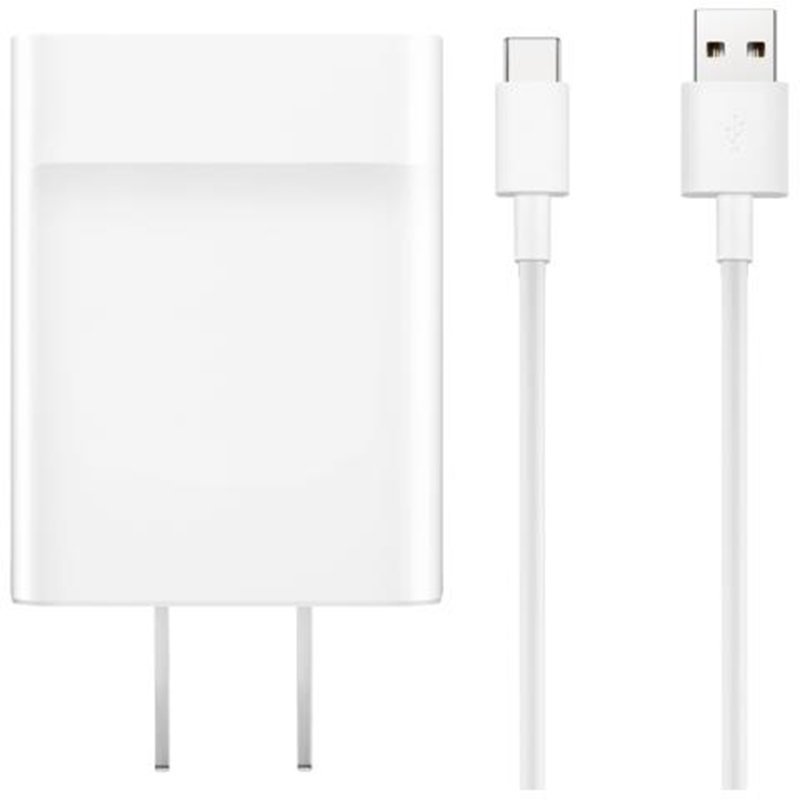 华为（HUAWEI）快充 9V2A手机充电器 带Type C线（白色）